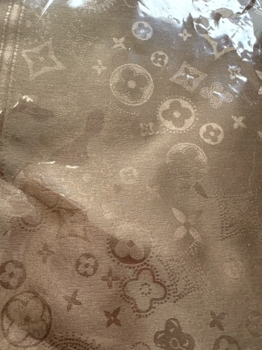 Louis Vuitton luxury vibes light blue monogram scarf 35x35 inch‼️LAST ONE LEFT